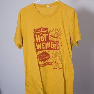 Rhode Island Hot Weiners Yellow Shirt